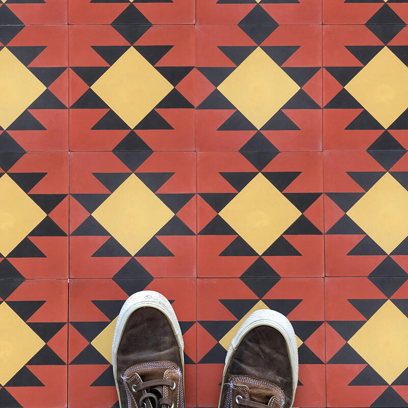 butch cassidy meets cement tiles in this new west pattern 10