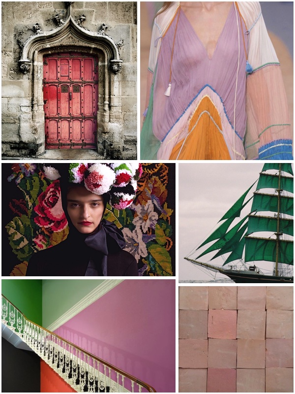 pinks and color - zelliges