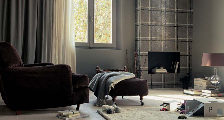 Grey-Ivory-Gold Plaid?
