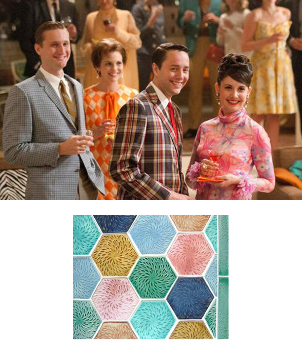 don draper birthday with pete campbell and trudy mad men