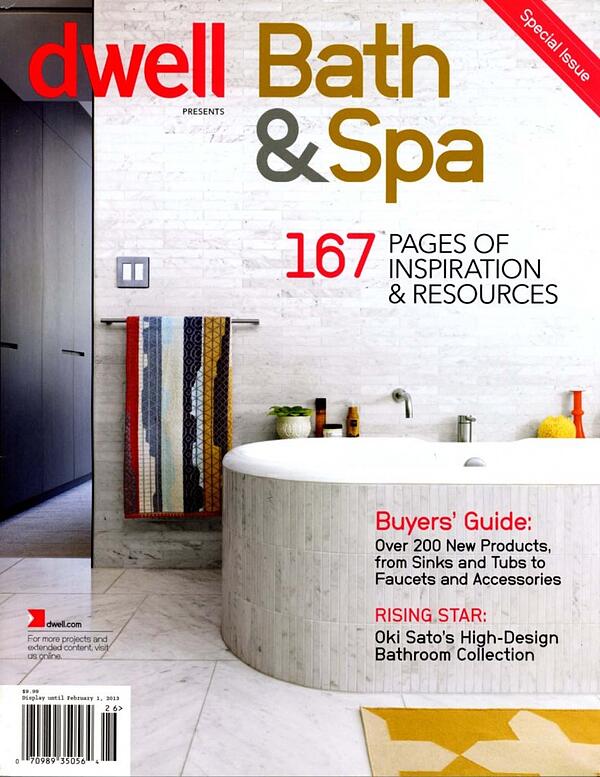 dwell magazine, bath and spa issue, clé , welbeck tiles, xenia taler tile