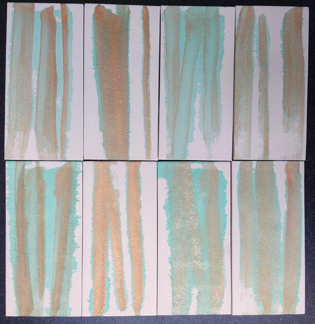gold verdigris stroke from watermark collection