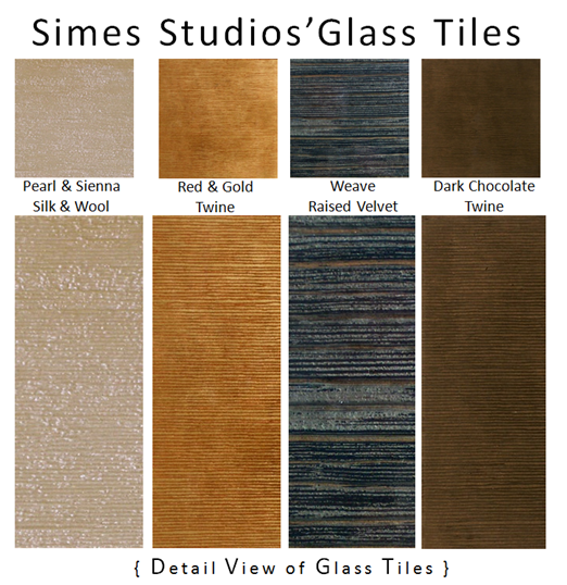 textured glass tiles