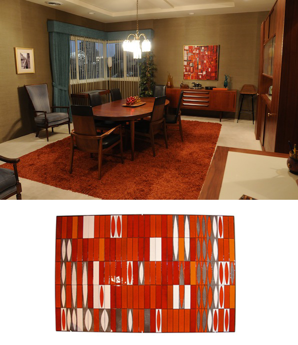 don and megan's dining room mad men