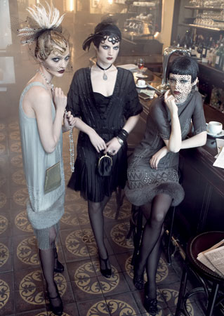 grace coddington, vogue magazine fashion spread